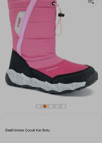 Pembe Kız Çocuk Kar Botu
