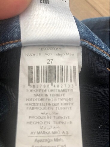 27 Beden mavi Renk Network