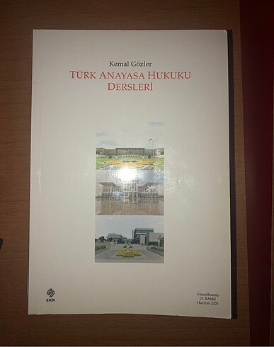 KEMAL GÖZLER TÜRK ANAYASA HUKUKU DERSLERİ