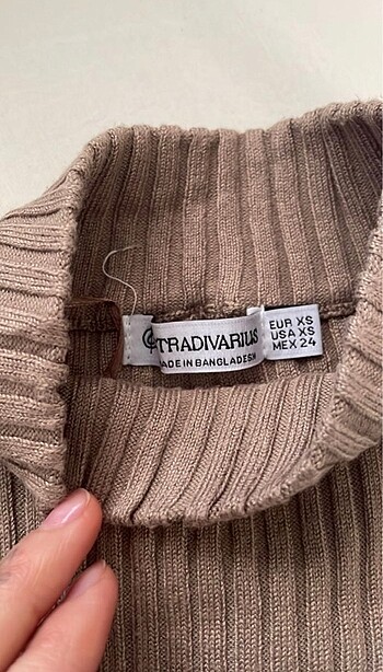 xs Beden kahverengi Renk Stradivarius Elbise