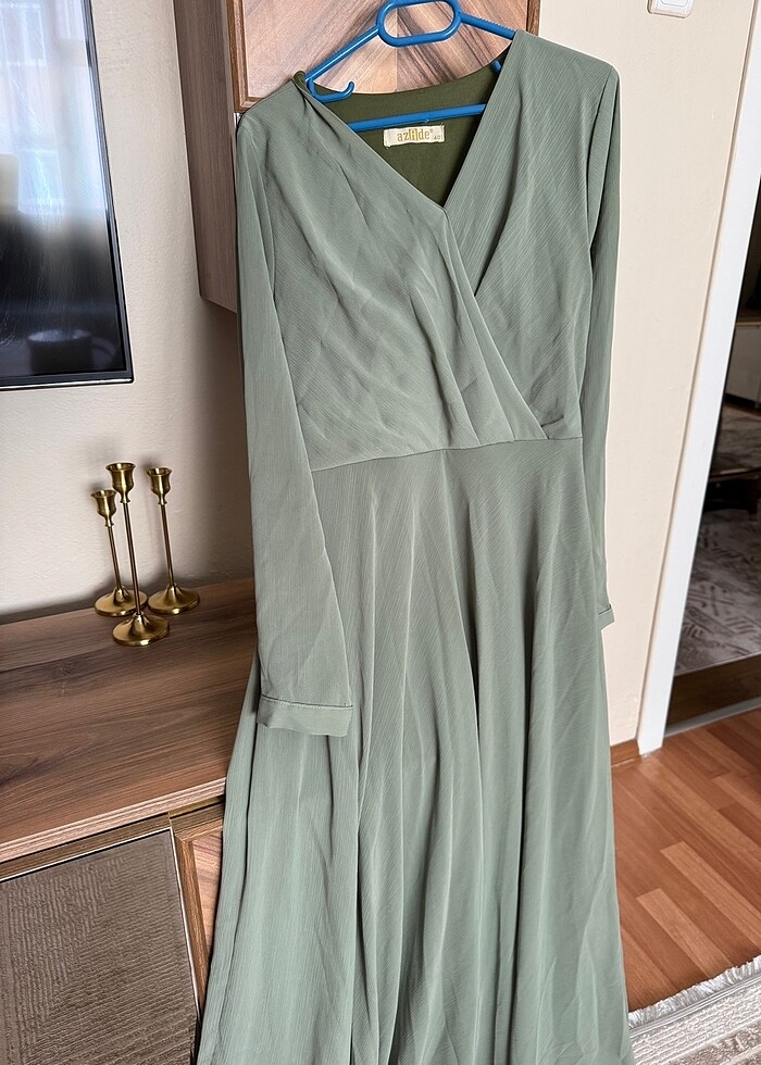 Şifon elbise - Görsel 3