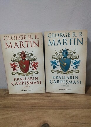 GEORGE R.R. MARTIN- KRALLARIN ÇARPIŞMASI 1-2 2sini birlikte satı