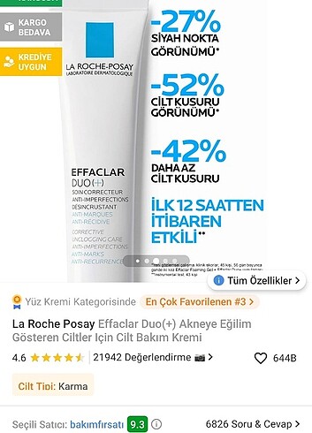 La Roche Posay La roche posay effaclar duo 15 ml