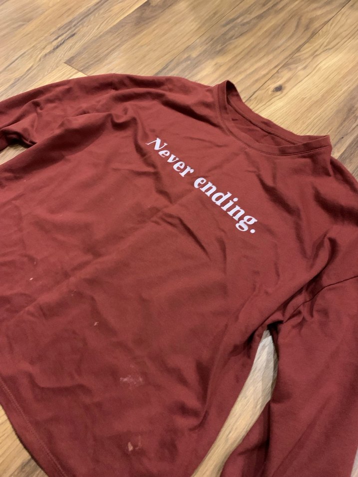 Kırmızı Uzun Kollu sewat - Görsel 2