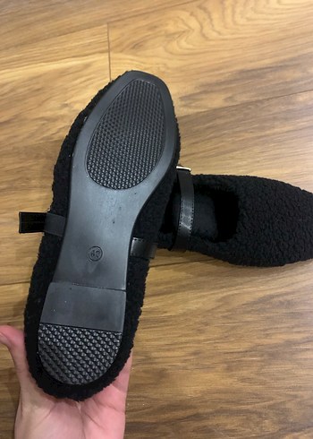 Tokalı Siyah Kadın Günlük Babet - Görsel 3