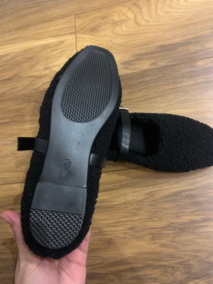 Tokalı Siyah Kadın Günlük Babet - Görsel 3