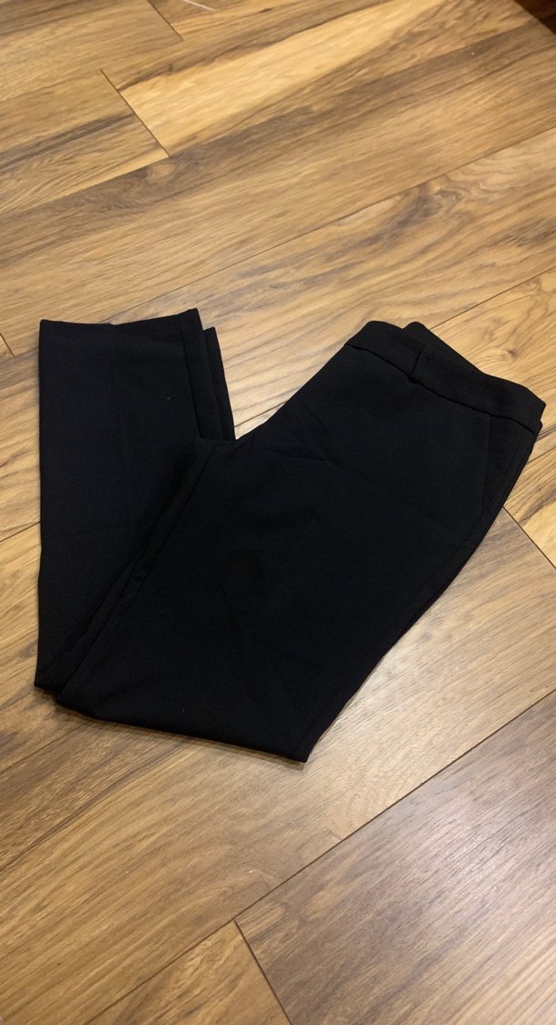 Siyah Kadın Kumaş Pantolon - Görsel 2