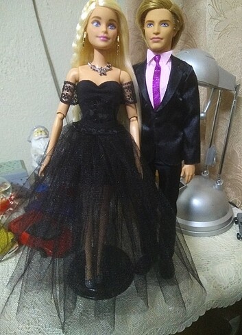 Barbie Gotik Gelinlik Elbise