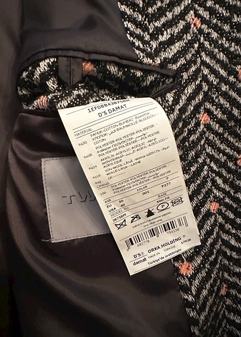 Damat 50 beden Palto - Görsel 8