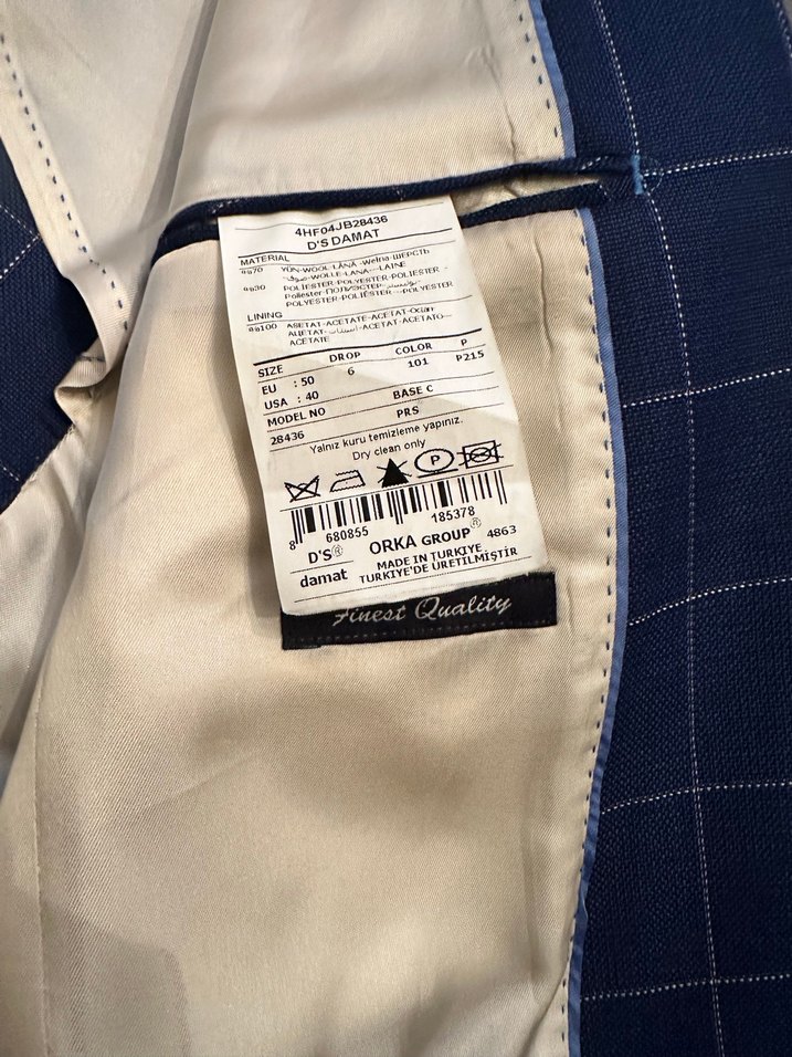 DS Damat Blazer 50 beden - Görsel 4