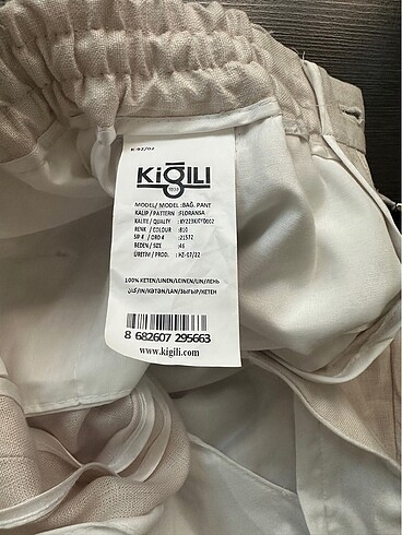 Kiğılı 0 keten 46 beden - Görsel 4