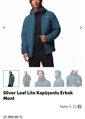 Columbia Titanium  S beden Erkek Mont - Görsel 17