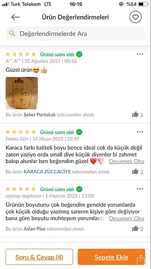 Beden Karaca Çok amaçlı sunum ve kesim panosu
