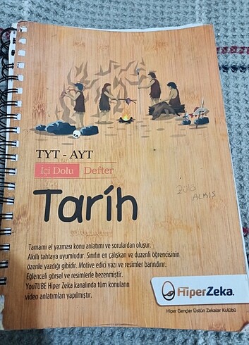  Beden Renk Tarih konu anlatımlı defter