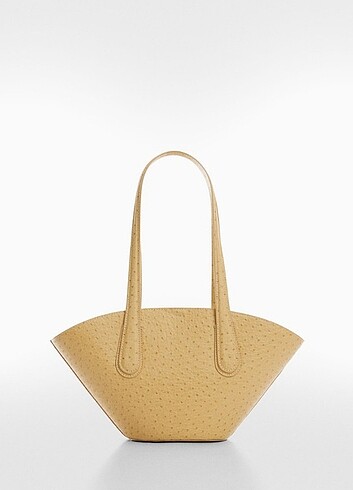 Mango Mango deri görünümlü shopper çanta 
