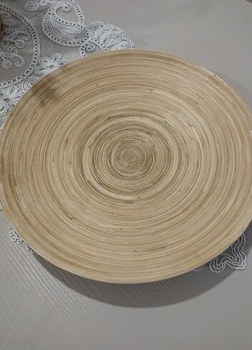 Ikea İkea bambu tabak