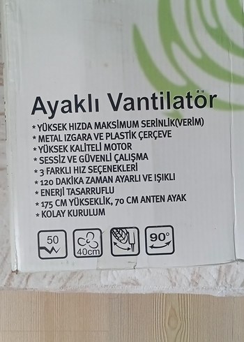 Beden Sky World Beyaz Ayaklı Vantilatör