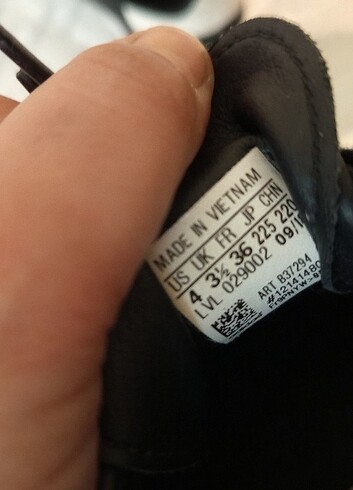36 Beden siyah Renk Adidas samba