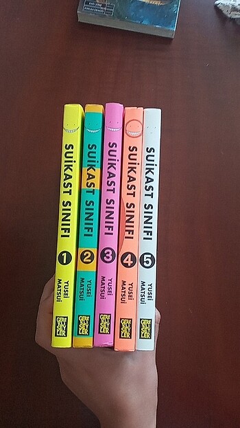 Suikast sınıfı 1-2-3-4-5. cilt manga 