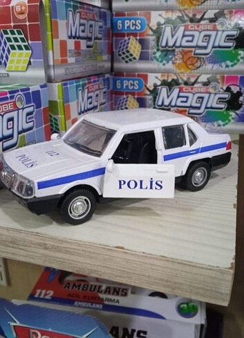 Metal polis arabası 