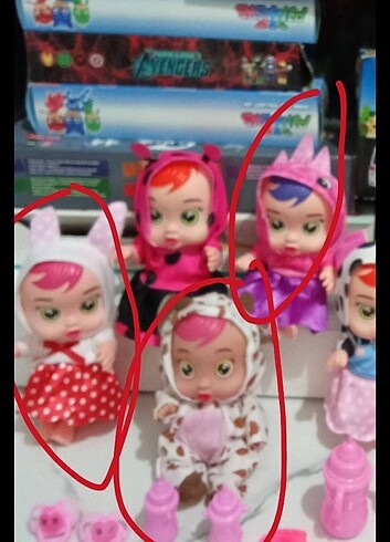 Cry babies sesli 3 adet iade yoktur 