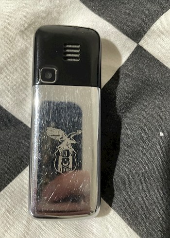 Beşiktaş koleksiyonluk Vertu Marka Gri Mini Telefon bozuk - Görsel 2