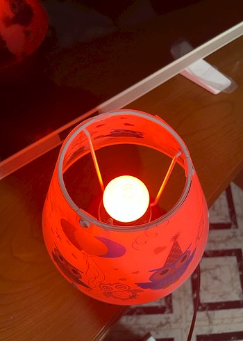 Mor Dinozor Figürü masa lambası ve gece lambası 2 tane - Görsel 2