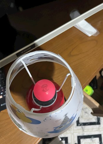 Mor Dinozor Figürü masa lambası ve gece lambası 2 tane - Görsel 6