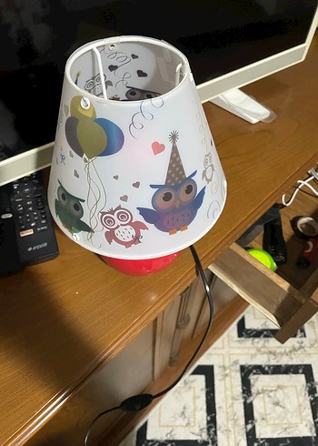 Mor Dinozor Figürü masa lambası ve gece lambası 2 tane - Görsel 7