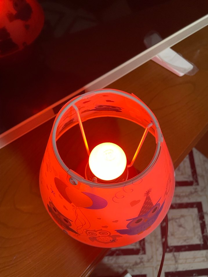 Mor Dinozor Figürü masa lambası ve gece lambası 2 tane - Görsel 2