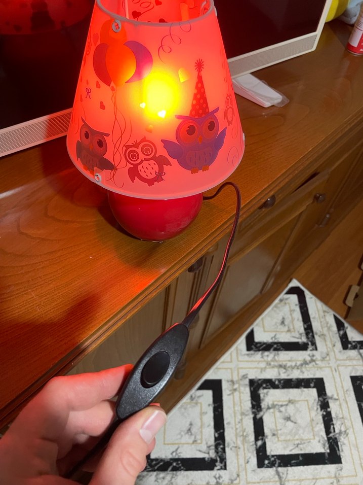 Mor Dinozor Figürü masa lambası ve gece lambası 2 tane - Görsel 3