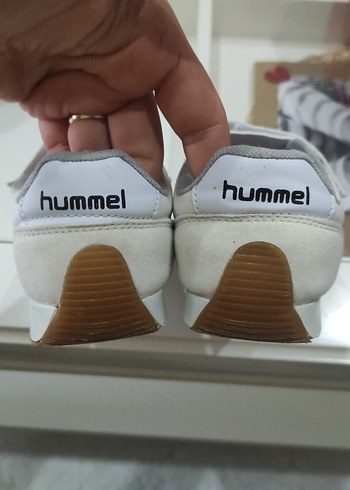 33 Beden hummel Erkek Çocuk Beyaz Sneakers Cırt Cırtlı