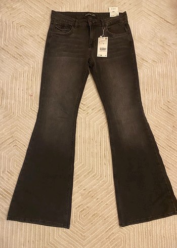 Diğer Flared Fume Jean İts Basic