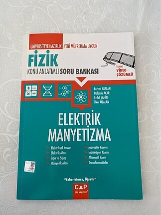 Çap yayınları ayt fizik elektrik ve manyetizma fasikülü