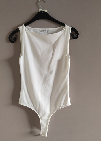 Stradivarius Stradivarius Beyaz Kolsuz Basic Body