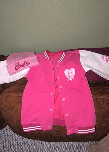 Barbie hırka ve bere