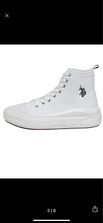 38 Beden U.S Polo converse ayakkabı