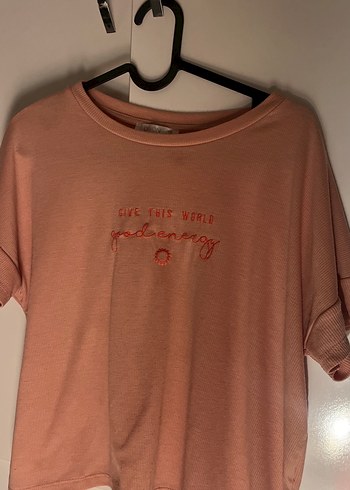 Bej Pamuklu Rahat Kesim Hamile Tişörtü - Görsel 2