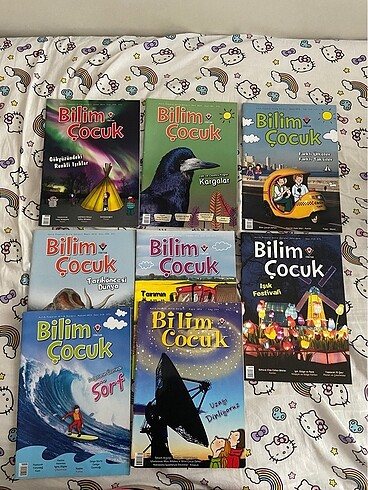 8 Adet Bilim Çocuk Dergisi