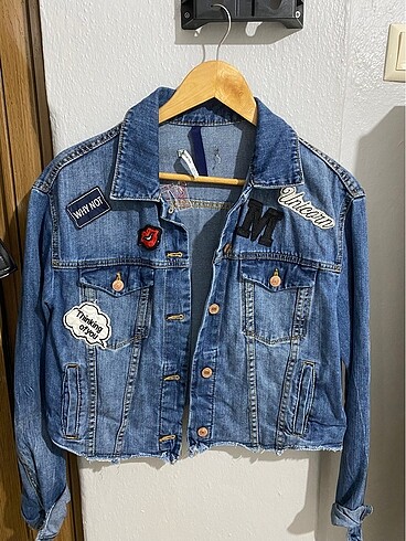 Stradivarius Mavi Renk Denim Ceket