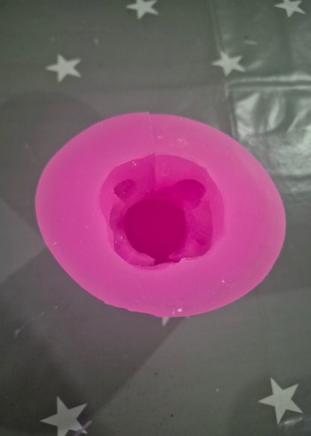 Pembe Silikon melek uyan saksı kız Kalıbı - Görsel 2