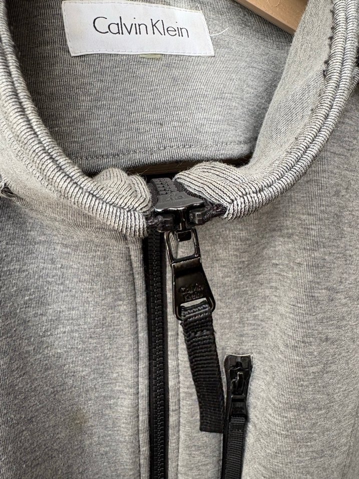 Gri Fermuarlı Kadın Sweatshirt Ceket - Görsel 2