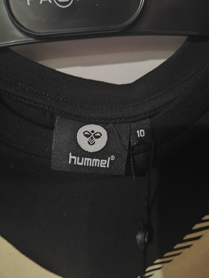 Hummel Siyah Baskılı Oversize Erkek Tişört - Görsel 4