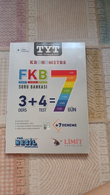 Limit yayınları tyt fen bilimleri soru bankası