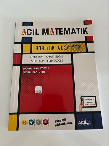 ACİL YAYINLARI ANALİTİK GEOMETRİ KONU ANLATIMLI SORU FASİKÜLÜ