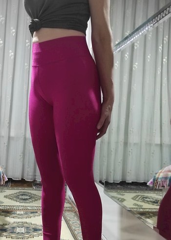 Kadın Pembe Spor Tayt