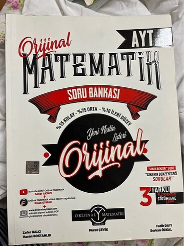 Orijinal Ayt matematik