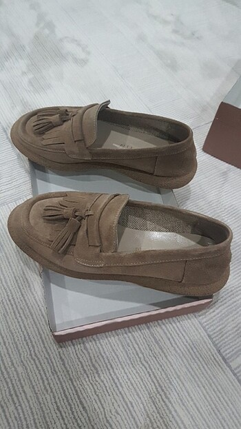 Marjin Marjin Hakiki Deri Süet Loafer