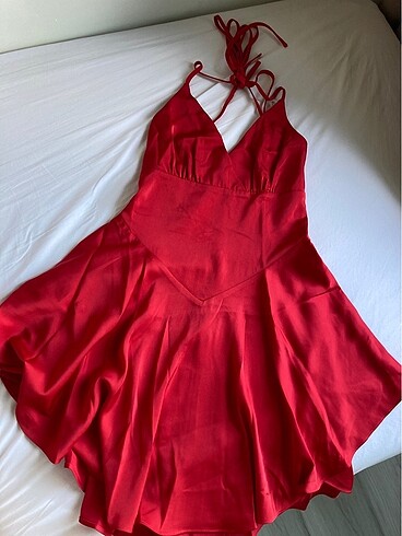 s Beden kırmızı Renk Shein kırmızı elbise