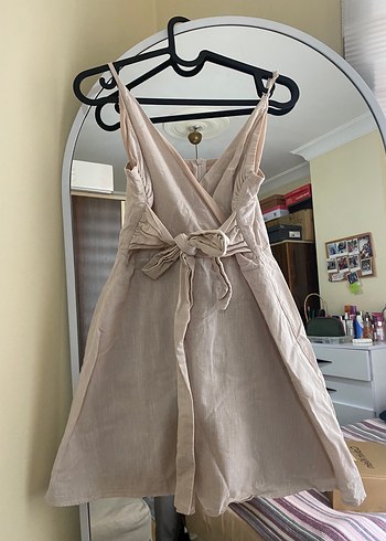 Beyaz Bağlamalı Transparan Midi Monokini - Görsel 2